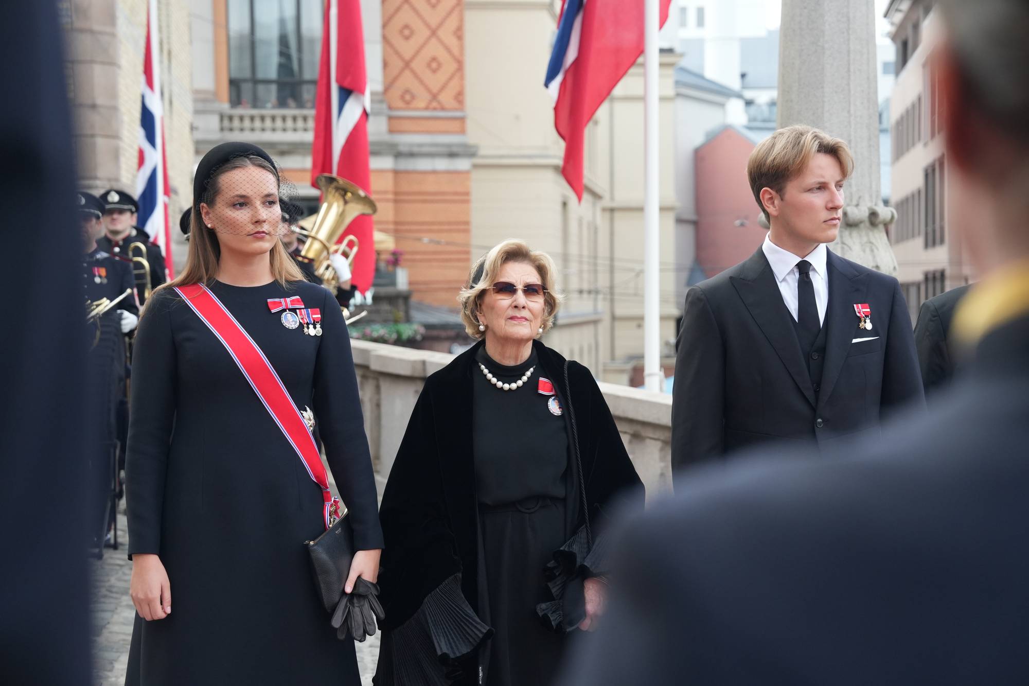 Sonja, Ingrid Alexandra og Sverre Magnus