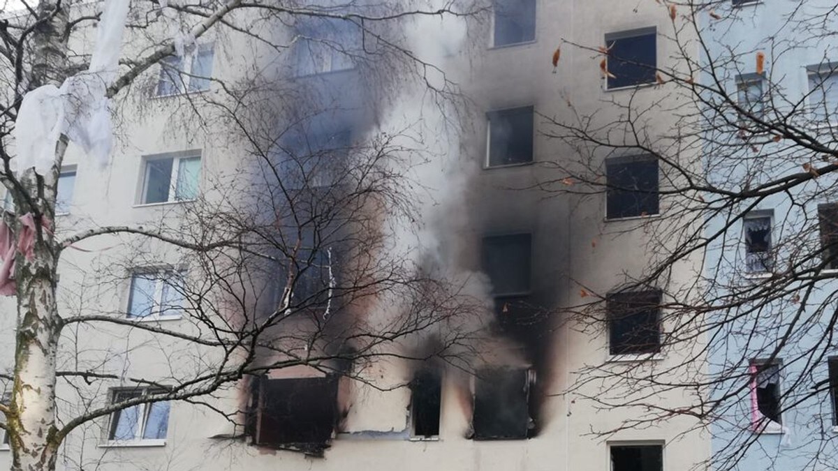 Eksplosjon i boligblokk i Tyskland