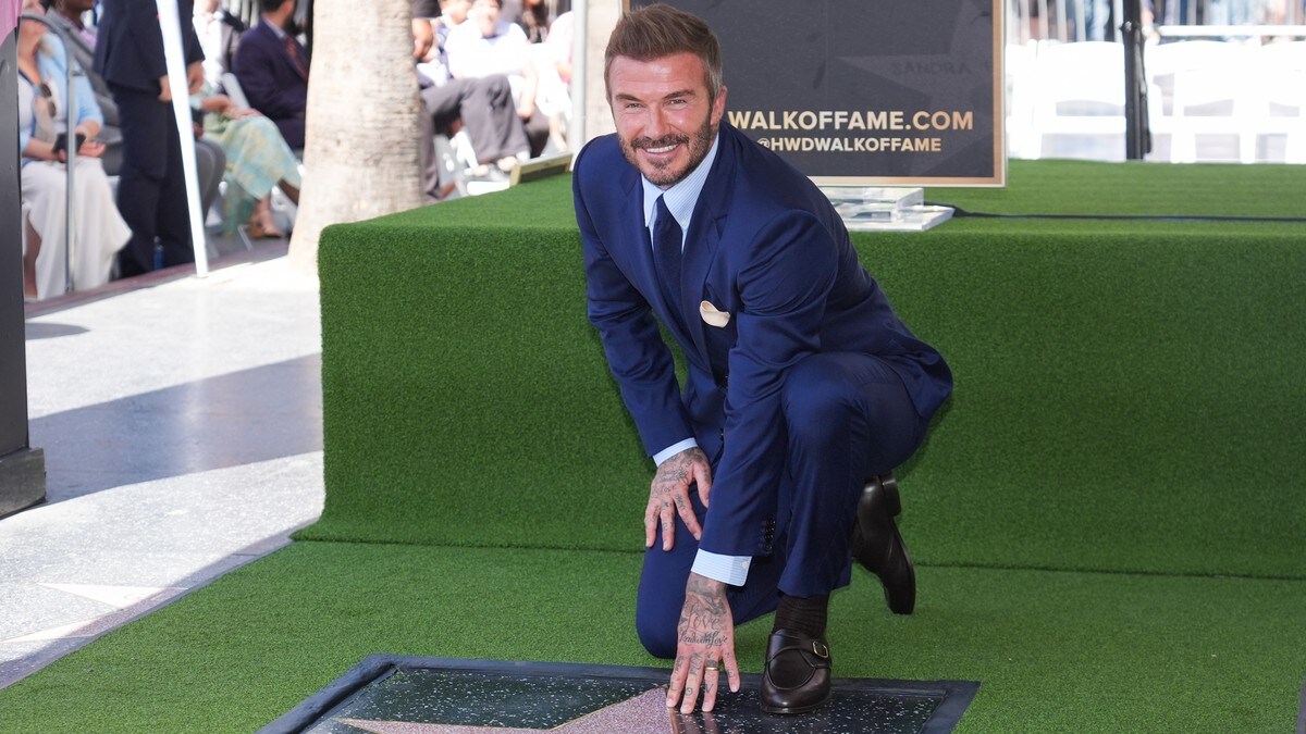 Beckham fikk Hollywood-stjerne: – Lever den amerikanske drømmen