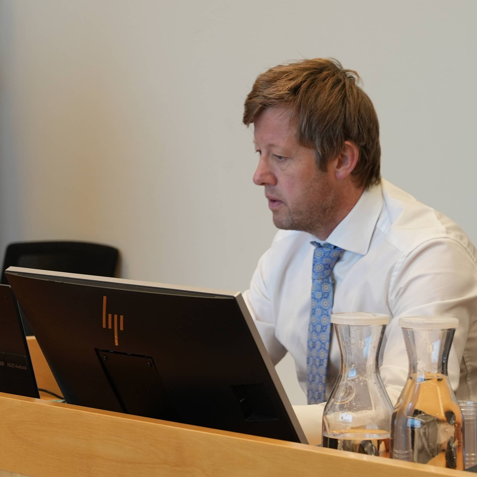Ørjan Eskeland under drapsforbund-rettssaken mot tre tenåringer i Sandnes. 