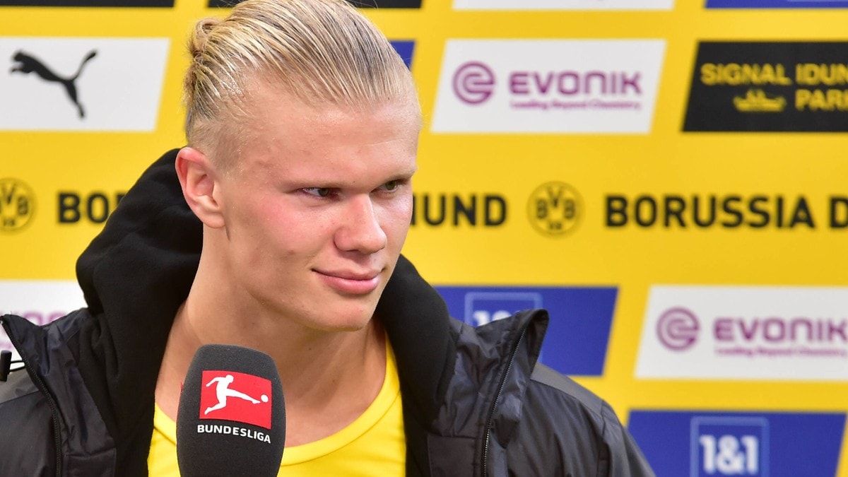 Haaland forklarer absurde mediesvar: «Still dumme spørsmål»