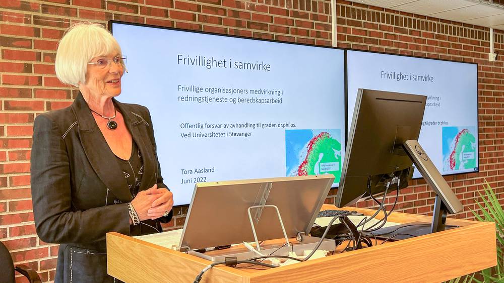 Tora Aasland er 79 år. Nå har ho levert NRK Rogaland