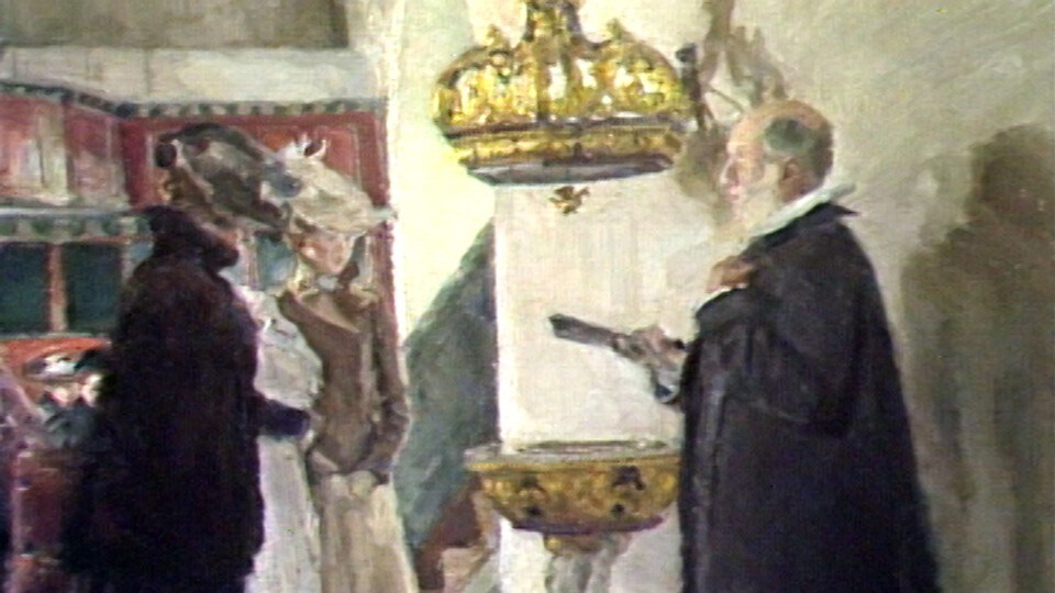 Stange kirke og Harriet Backers malerier