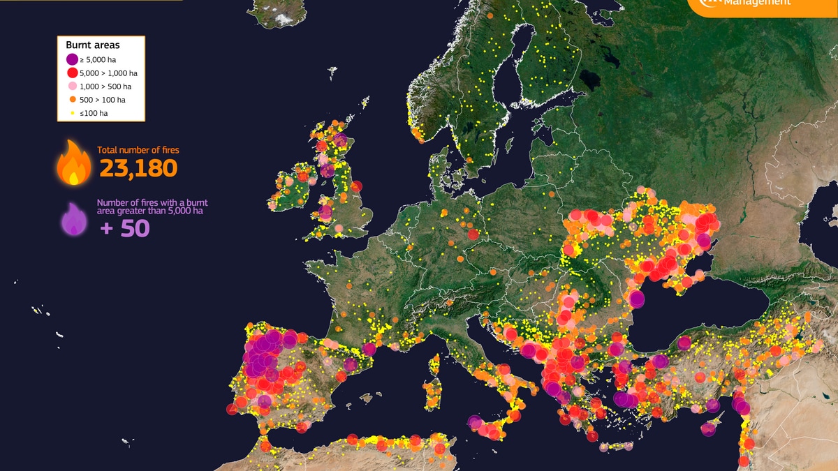 Klimaendringene gjør at Europa varmes opp dobbelt så fort som verden