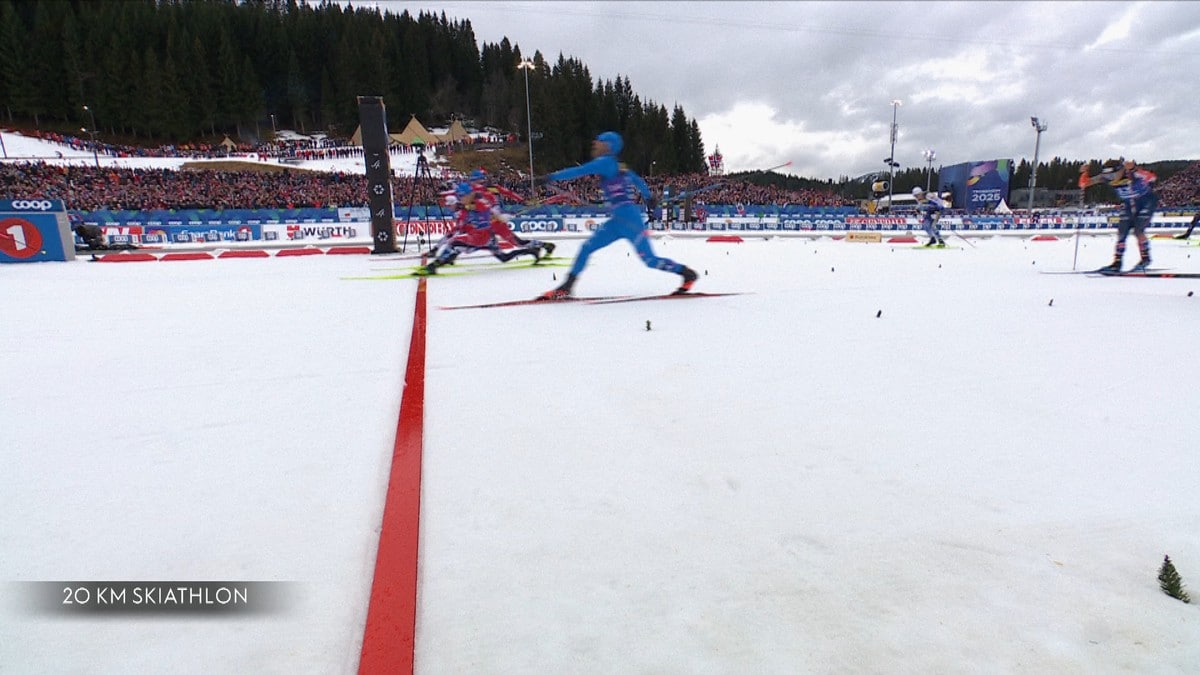 Tre nordmenn i ellevilt målfoto - Jenssen utenfor pallen