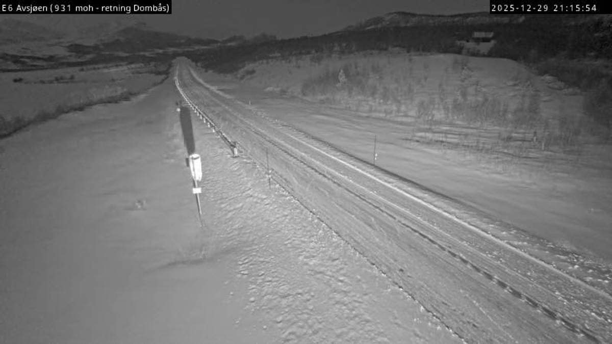 E6 over Dovrefjell stengt