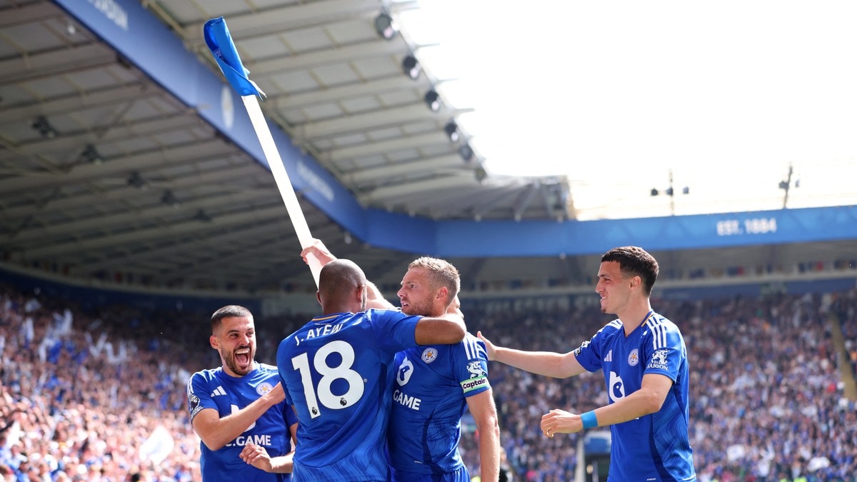 Vardy-fest i Leicester-avskjeden