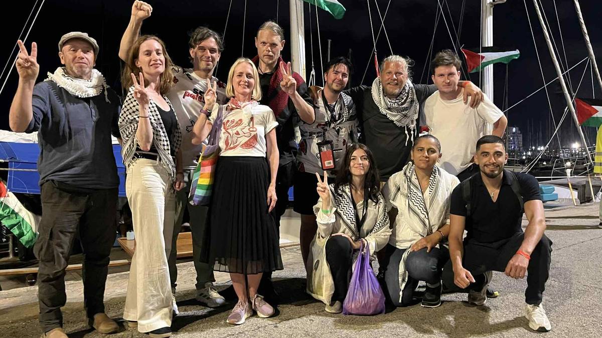 Aktivister på vei til Gaza måtte snu