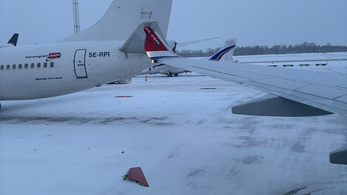 Fly krasjet på Gardermoen: – Ristet i hele flyet
