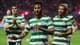 Rita Franca / REUTERS,NTB Flere fotballspillere ikledd grønne og hvite striper går sammen i en stadion. De ser ut til å være i bevegelse mot en annen del av banen. I bakgrunnen er stadion fylt med publikum, som gir et livlig preg til scenen. Spillernes samarbeid og fokus er tydelig i deres uttrykk og kroppsspråk. (Bildebeskrivelsen er laget av en KI-tjeneste)