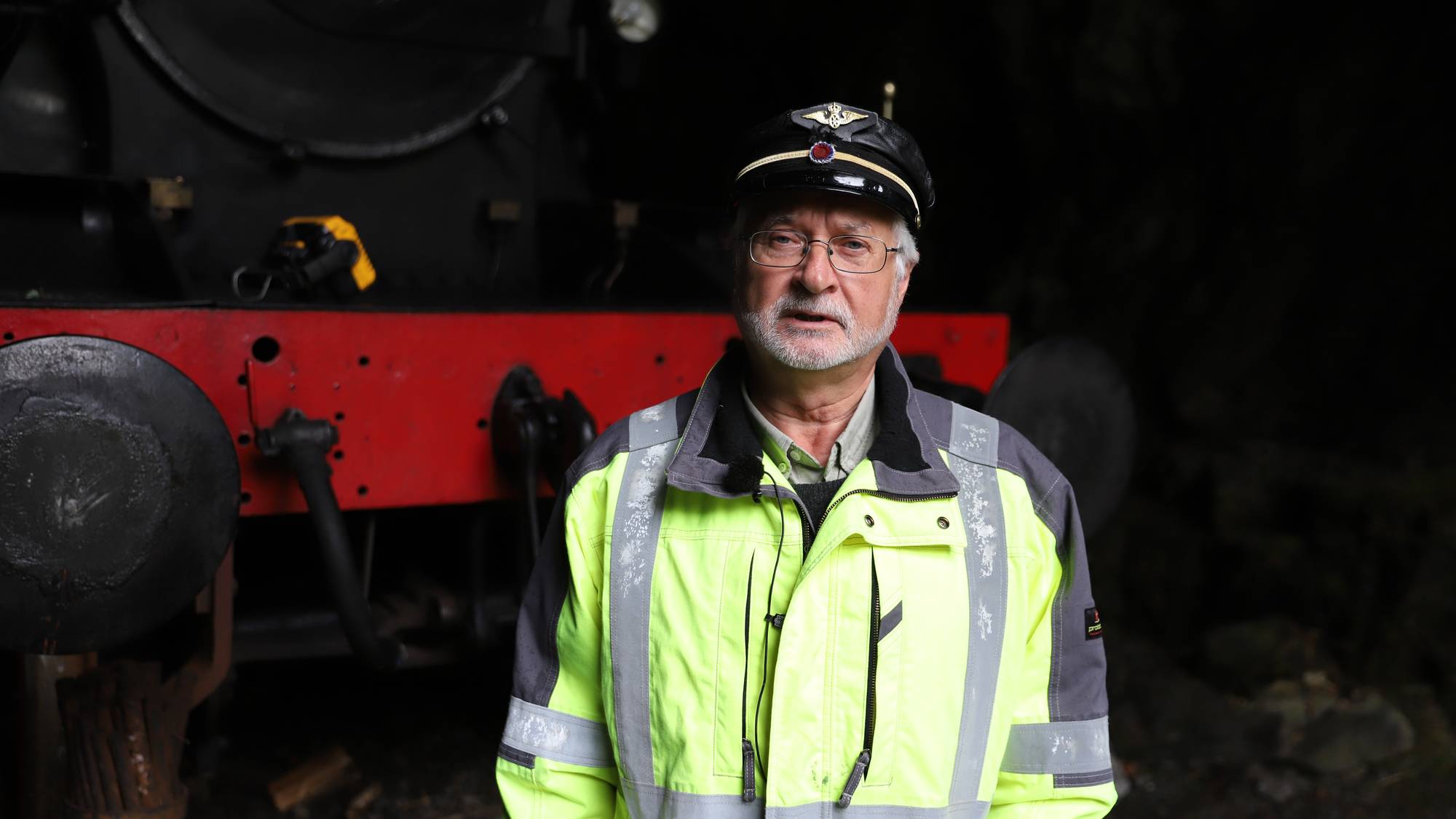 Ivar Gubberud i forbindelse med ulykken på Gamle Vossebanen i juni 2022. 
