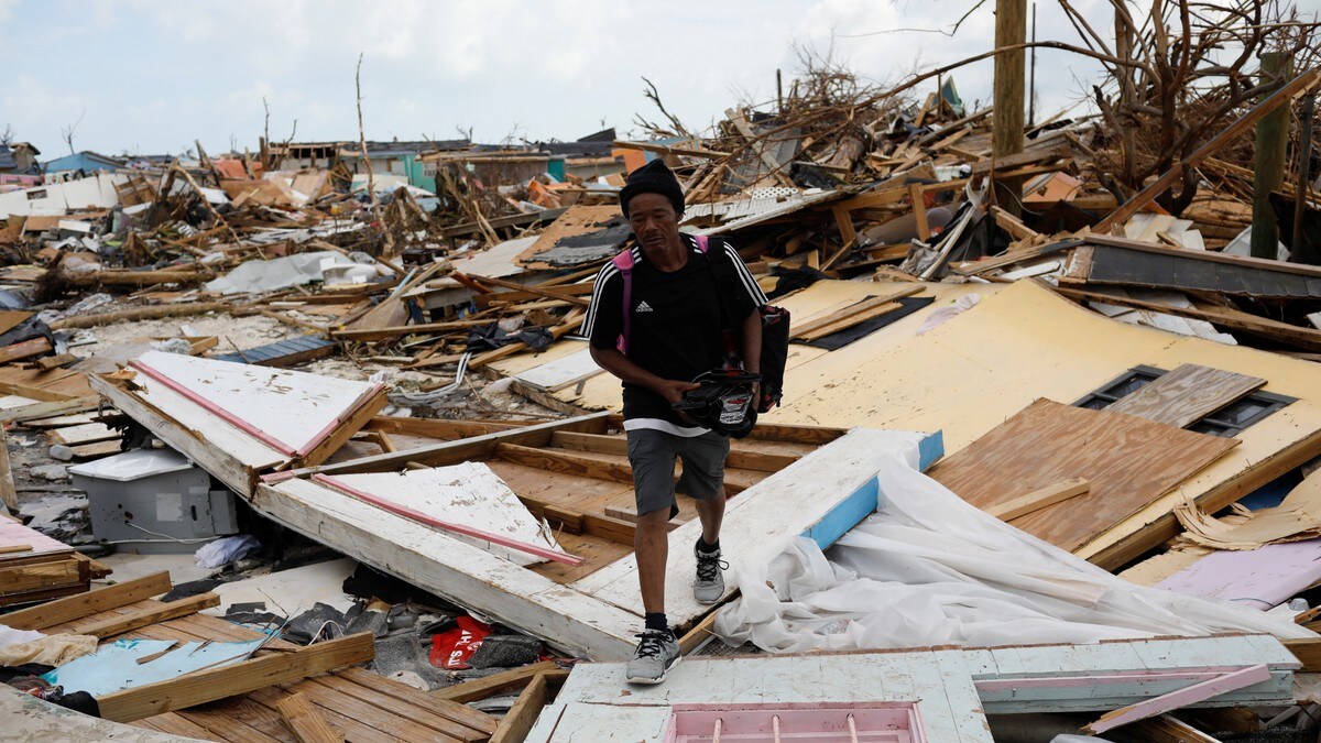 Bahamas etter orkanen: – Det finnes hverken vann eller mat