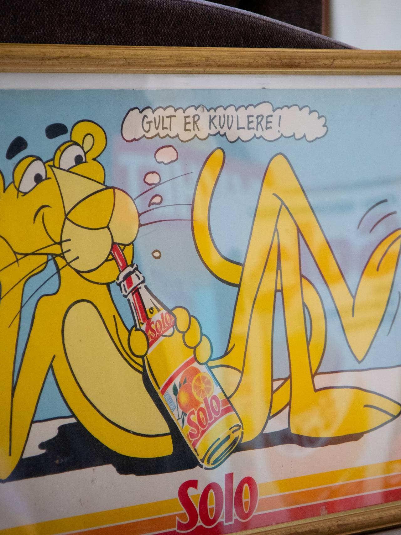 Gul panter, Solo-reklame