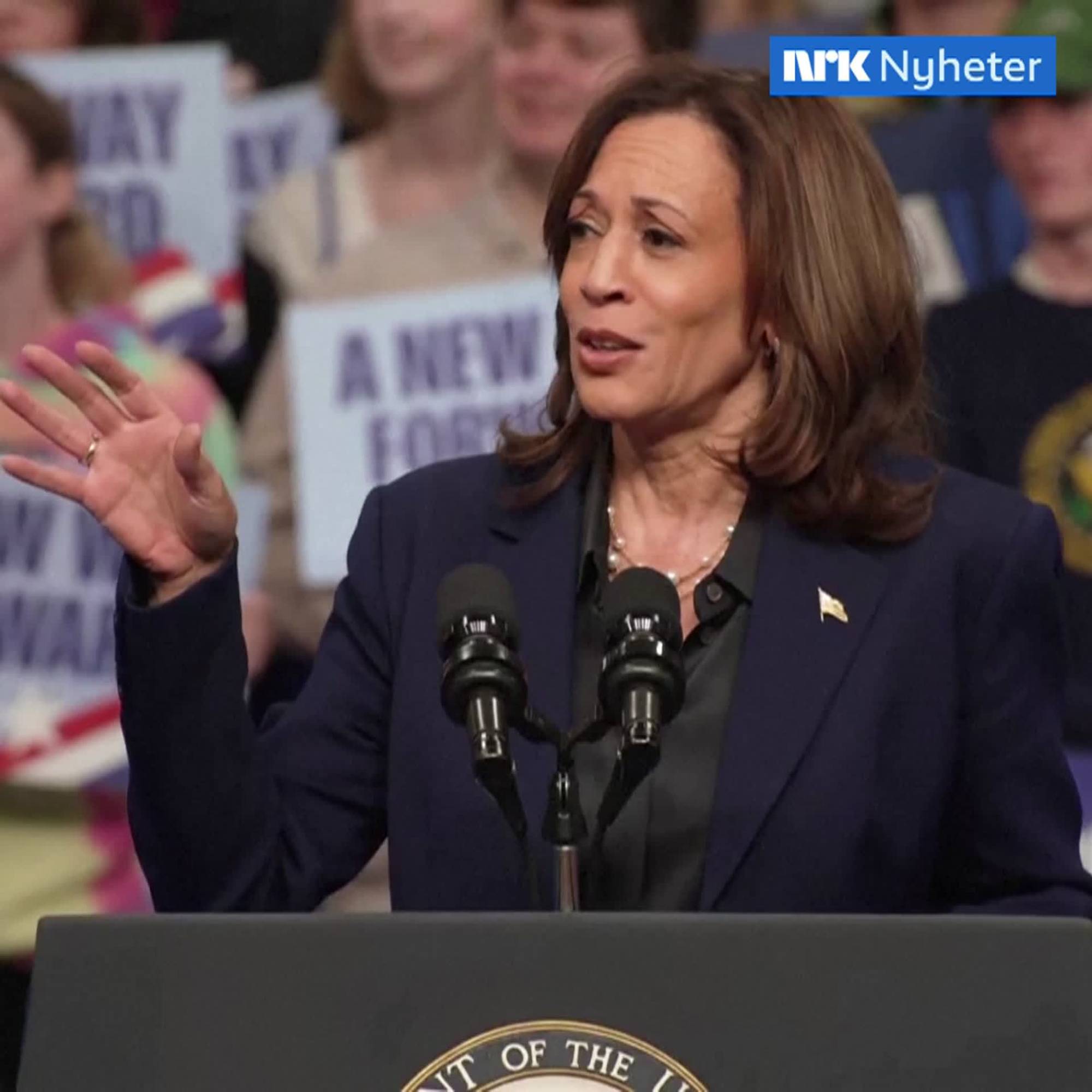 Spekulasjoner om Trump er utmattet Harris hamrer løs NRK Urix