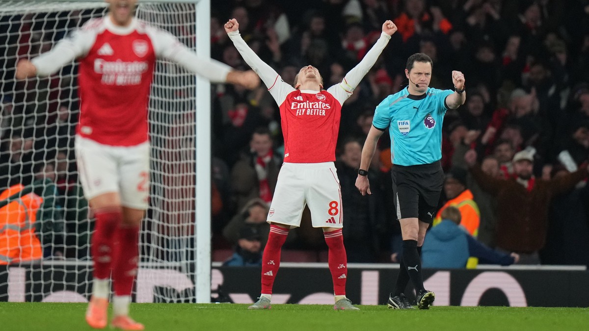 Vakker Ødegaard-målgivende da Arsenal knuste tittelrivalen