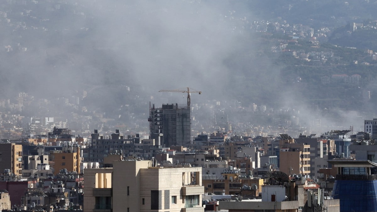 Israelsk luftangrep mot forsteder sør for Beirut