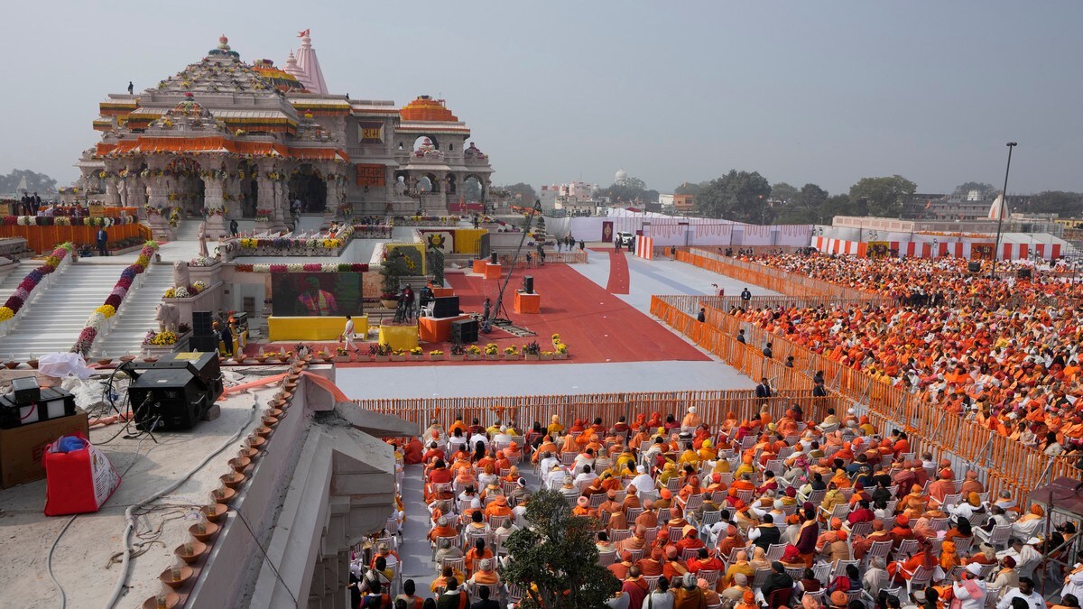 Indias statsminister åpnet omstridt tempel