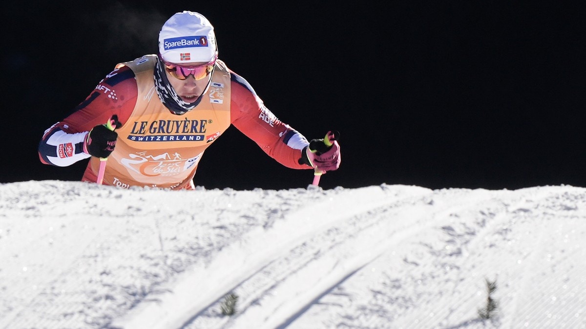 Klæbo herjet i OL-løypa