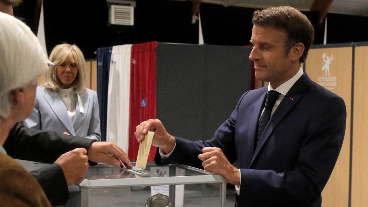 Fransk valgsmell: Macron ser ut til å miste flertallet