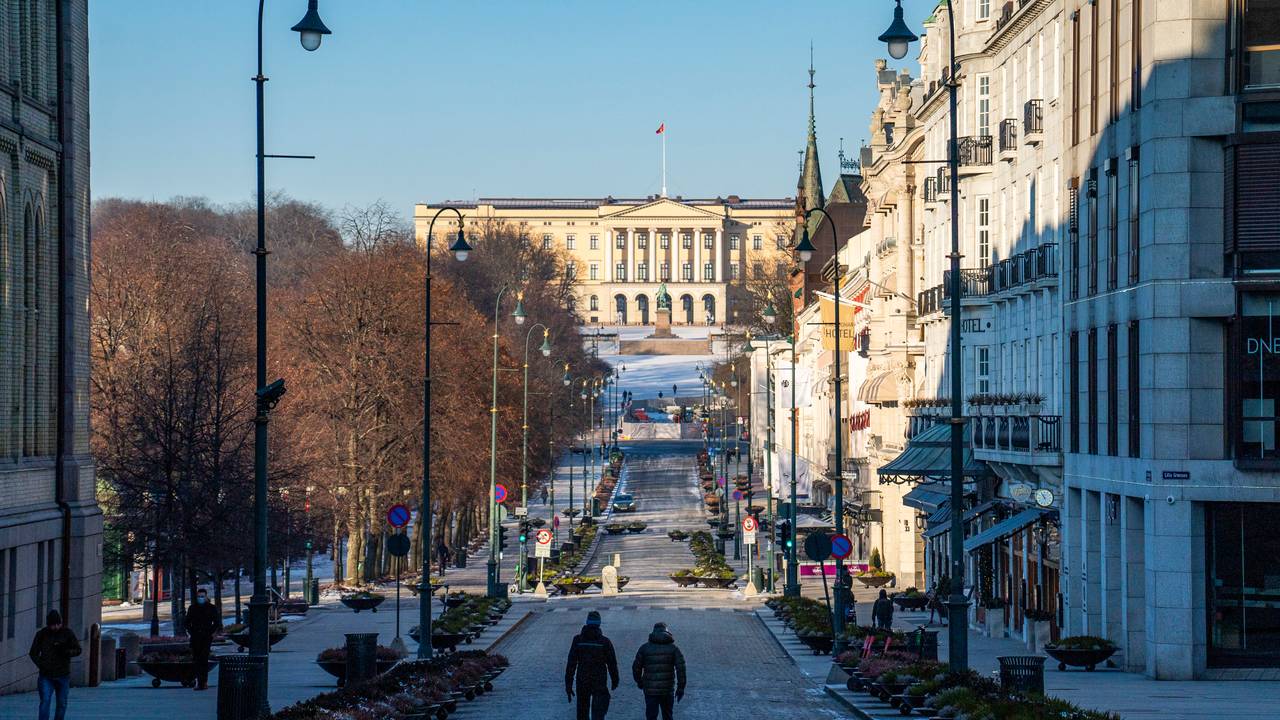 Pressekonferanse om korona