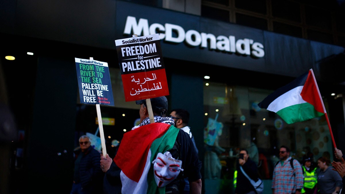 McDonald's tar Israel-grep