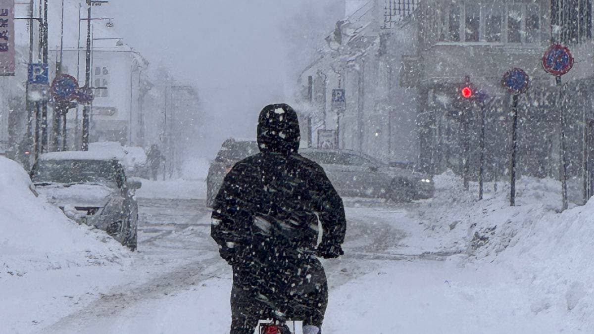 Nytt farevarsel: Kan komme opp mot 25 centimeter snø