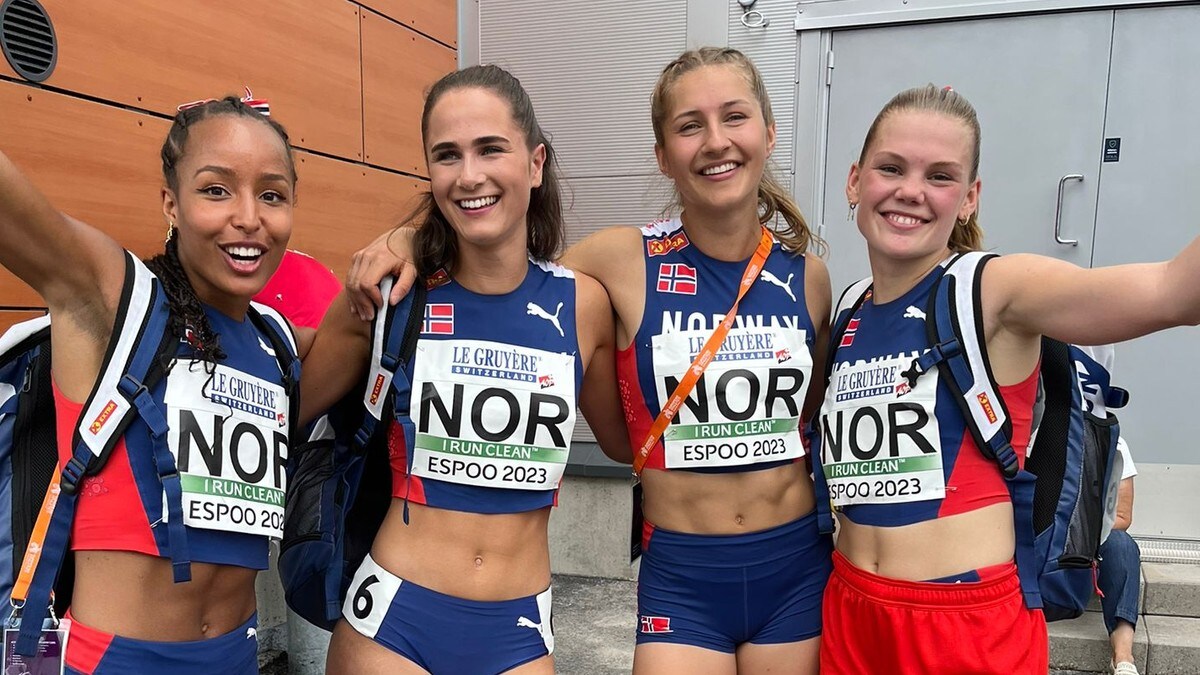 Norge til finale 4 x400m