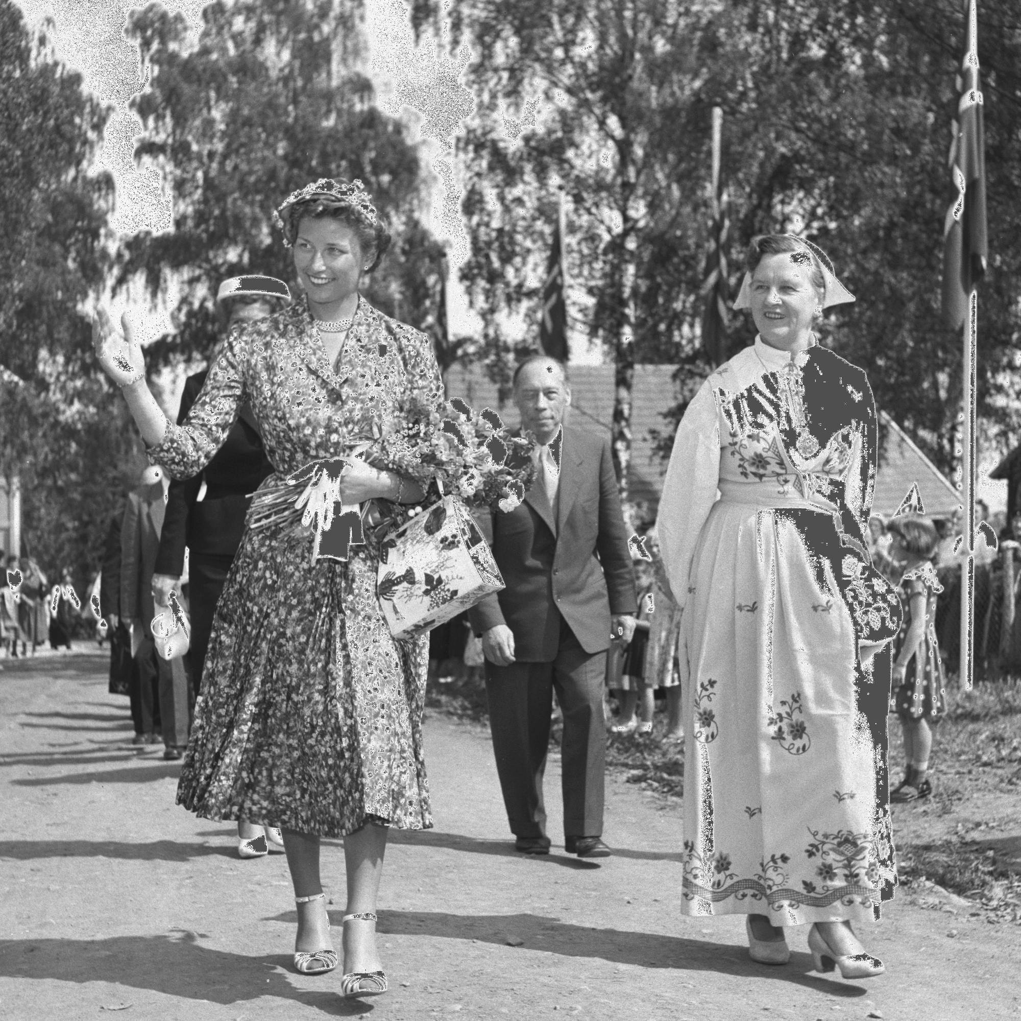 Prinsesse Astrid på årsmøte til Norske Kvinners Sanitetsforening i 1956