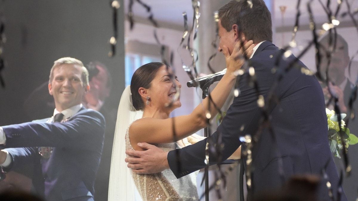 TV-profil Jesper Mathisen giftet seg foran 1000 tilskuere