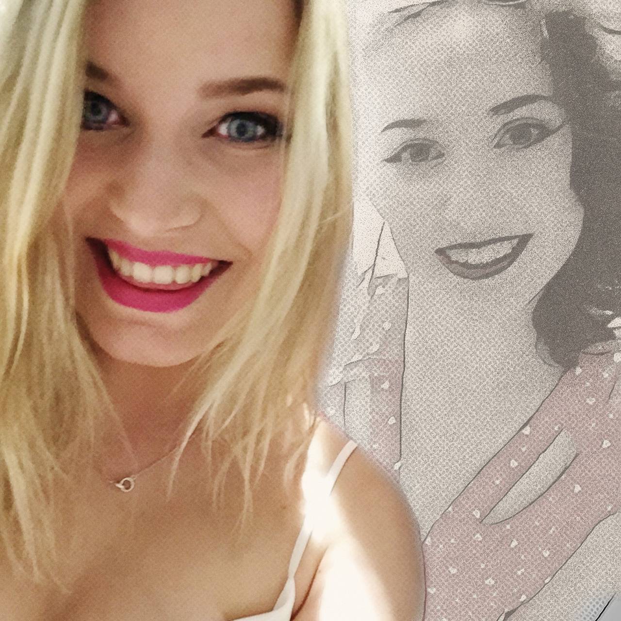 Elsa som fersk student.