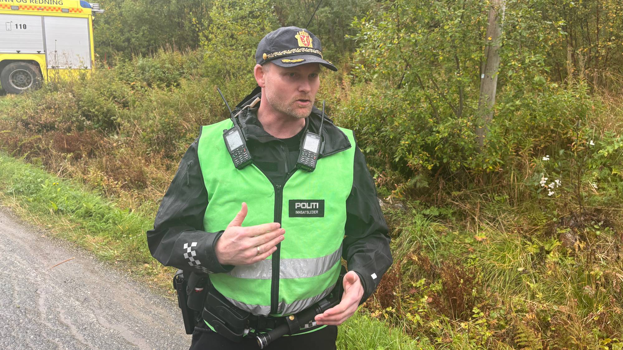 Innsatsleder på Dyrøya, Roy Nagel-Stangnes.
