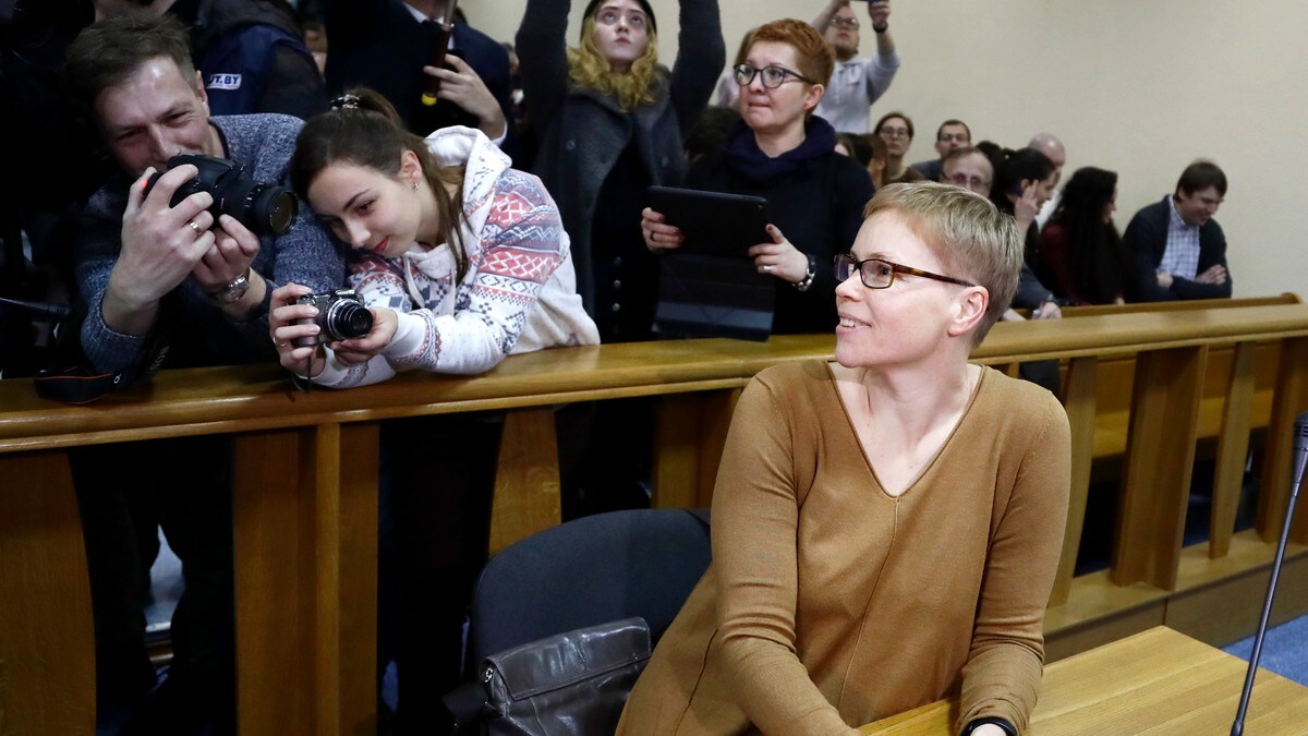 Fem journalister for retten i Belarus