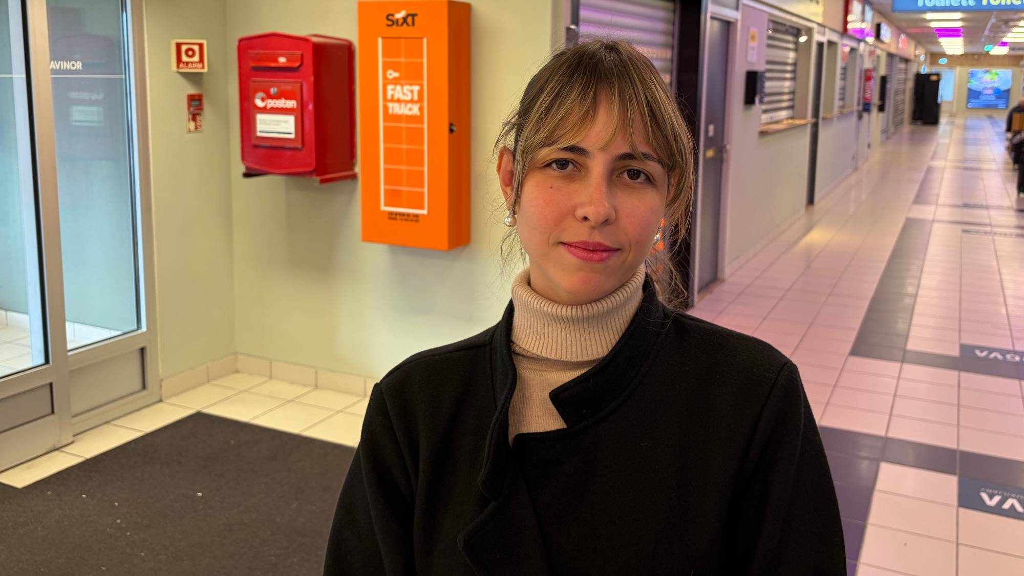 Vigra streik. Jessica da Cruz Pereira Lima fikk store problemer på grunn av forsinkelsene.