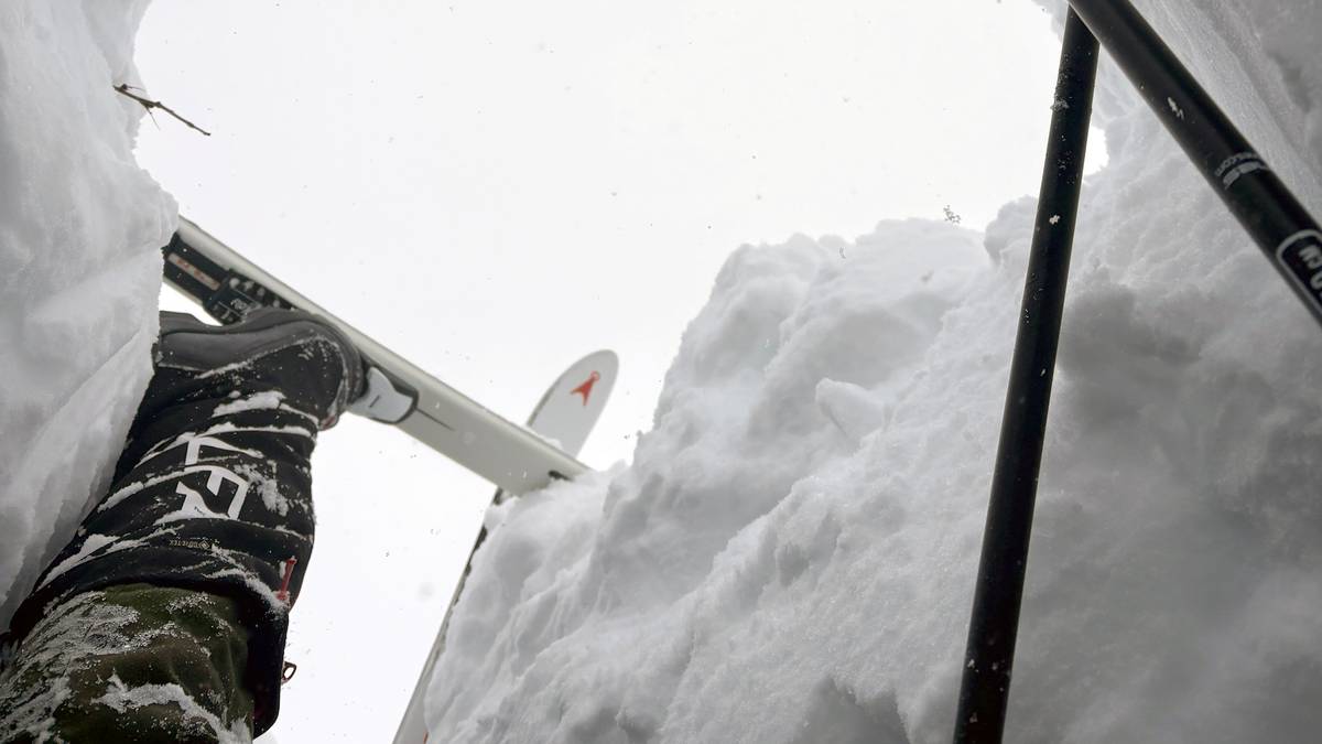 Hunden gravde frem Jarle da han hang opp ned i en kløft