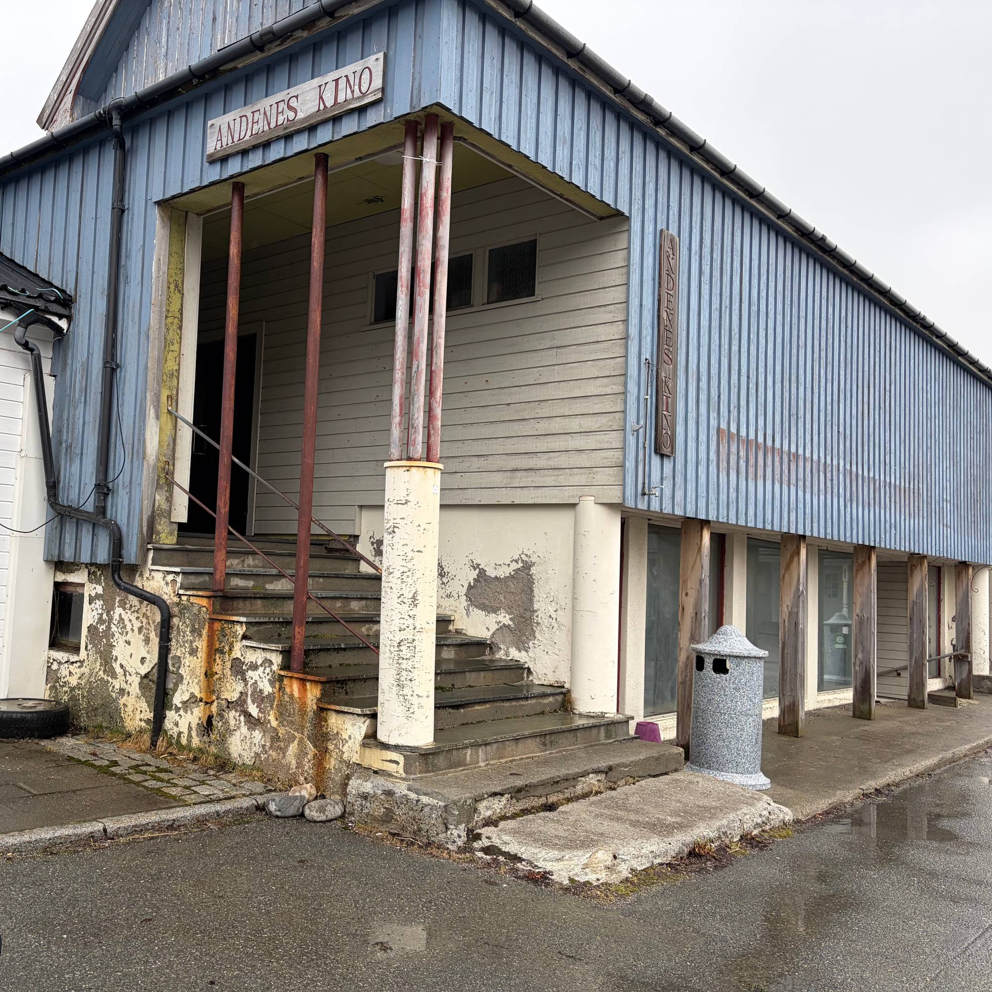 Bygget hvor Andøy kino ligger.