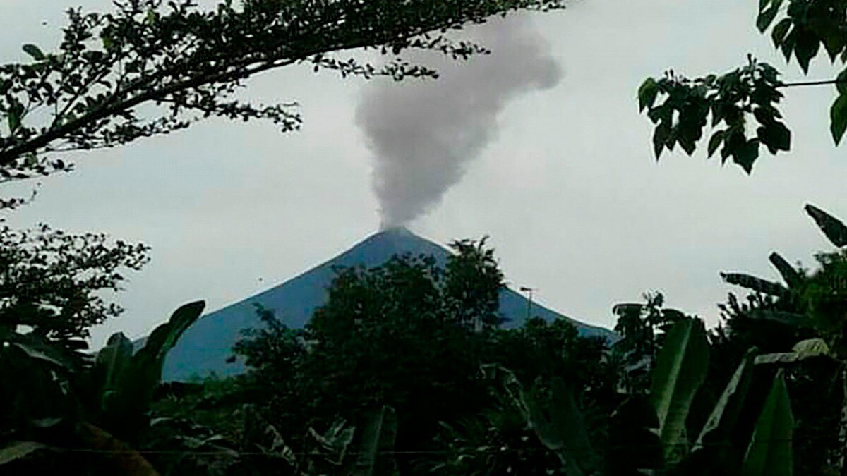 Vulkanutbrudd på Papua Ny-Guinea