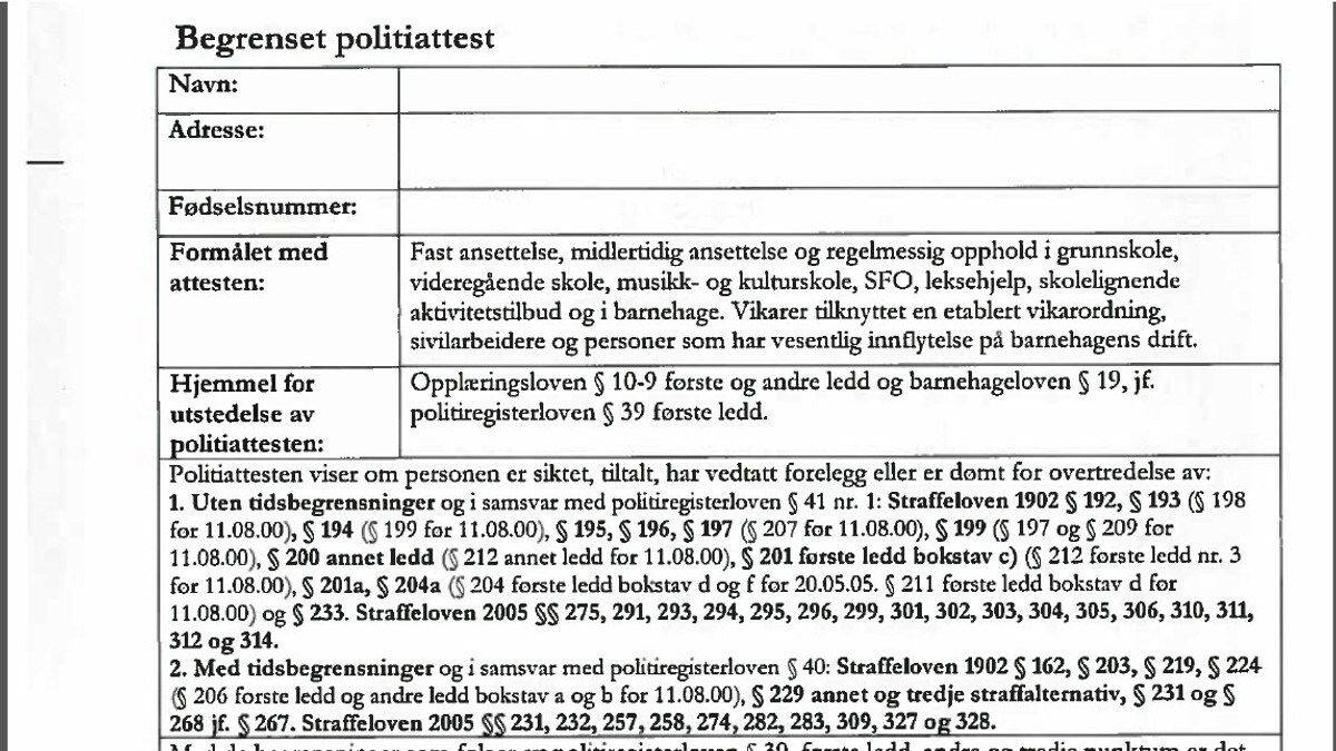 Vandelsattest – NRK Vestfold – Lokale nyheter, TV og radio