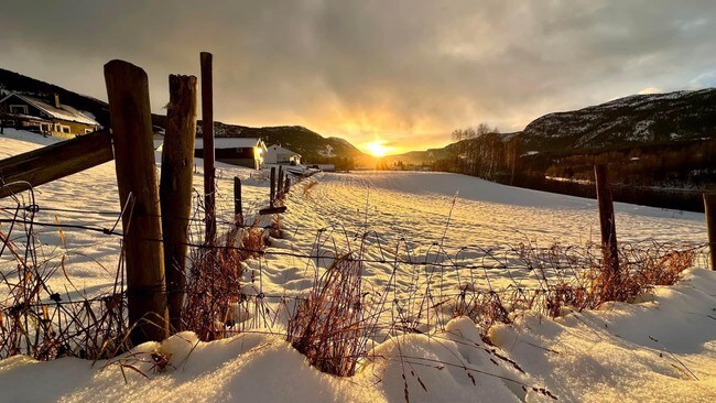 Sol i Flå i Hallingdal