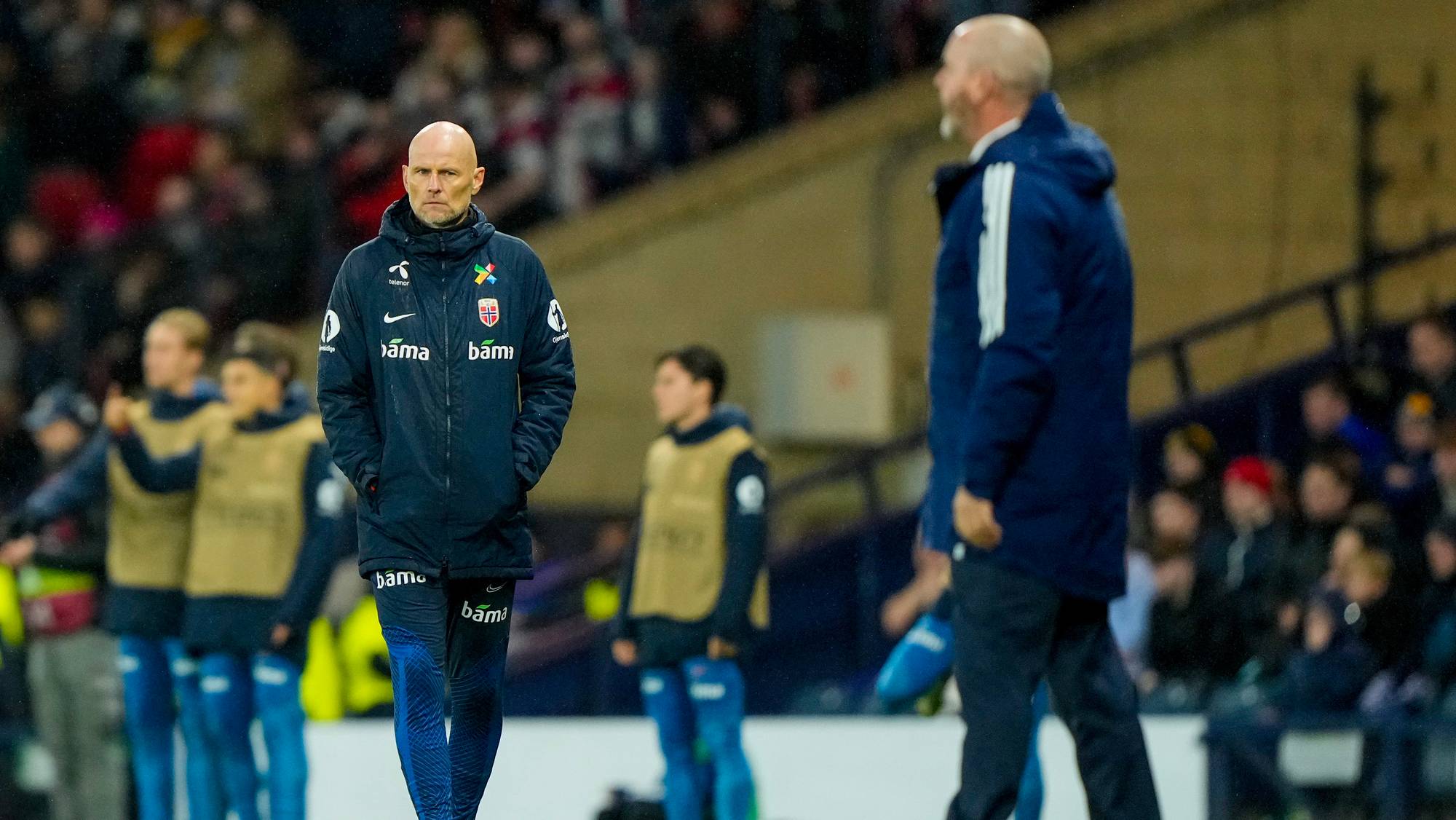 Ståle Solbakken og Steve Clarke