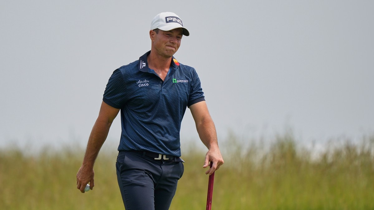 Viktor Hovland på foreløpig fjerdeplass etter 3. runde i US Open