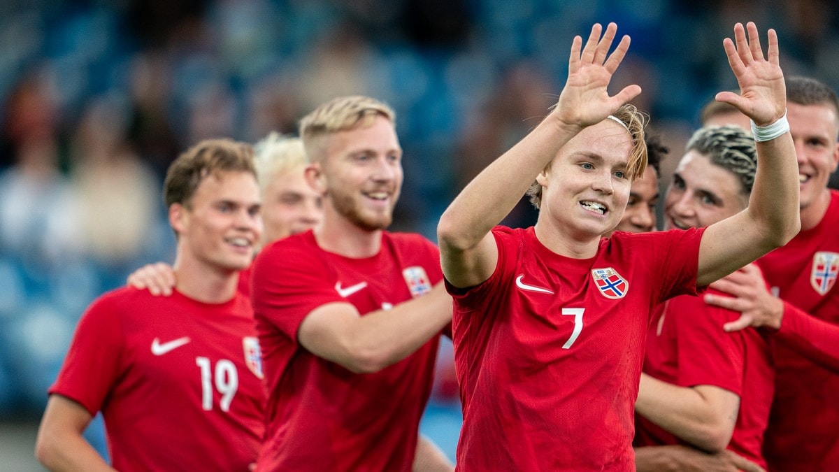 U21-landslaget med knallsterk seier over Nederland
