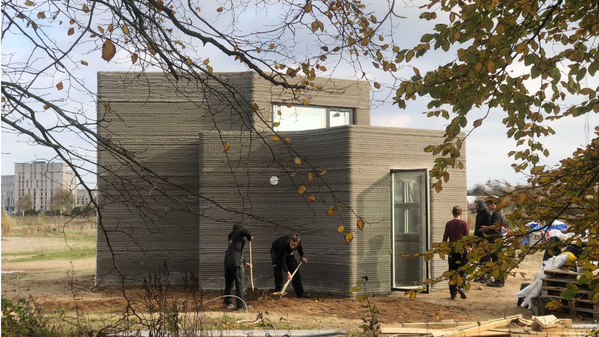 3D printet hus