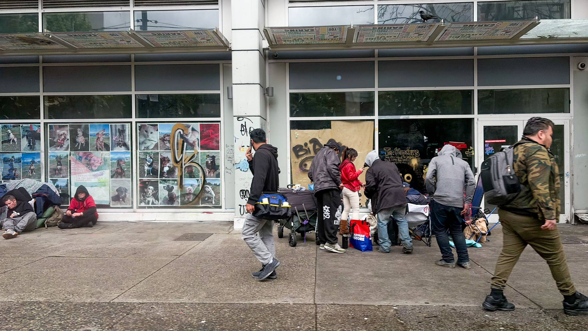 Hjemløse i Vancouver samlet