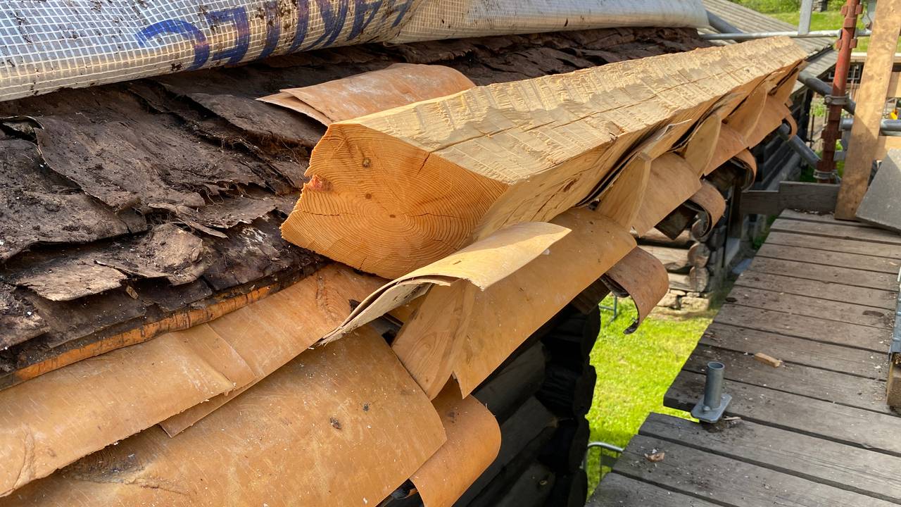 Neverlegging på Norsk folkemuseum
