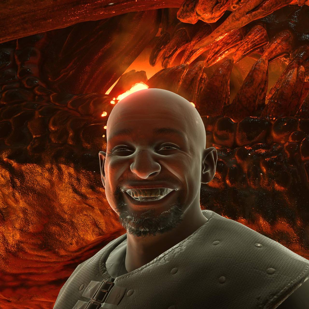 SMIIIIIIL: På PS5 har også «Demon’s Souls» fått en fotomodus, som ofte tar brodden av ganske hårete situasjoner.