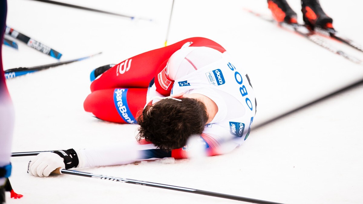Krogh passerte 57 løpere, brakk seg og ble liggende utmattet i «super-comebacket»