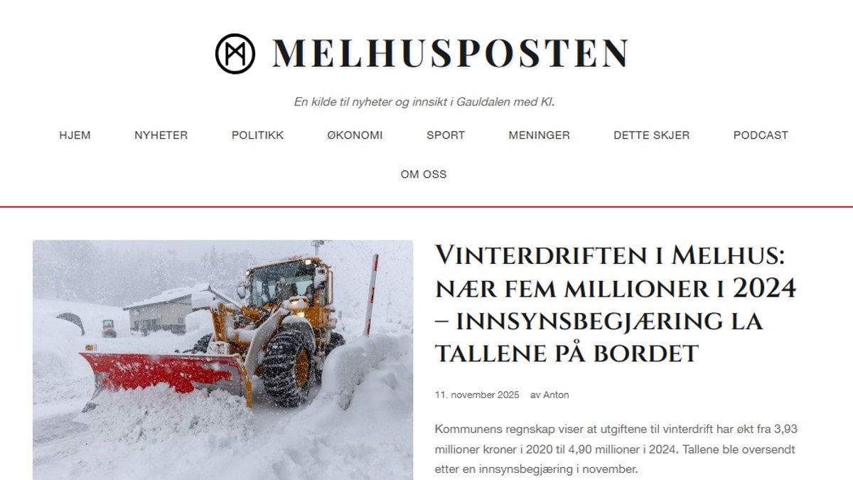 Lager «lokalavis» uten ansatte