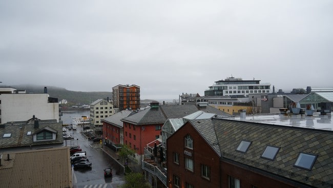 Grått vær i Bodø 18. mai.