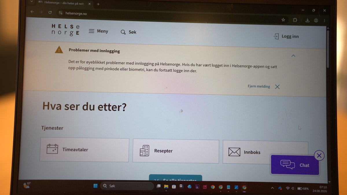 Flere offentlige tjenester utilgjengelige