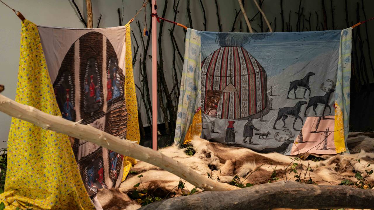 Fra Joar Nangos Festspillutstilling i Bergen Kunsthall.